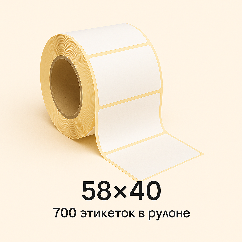 Термоэтикетки ТОП 58х40